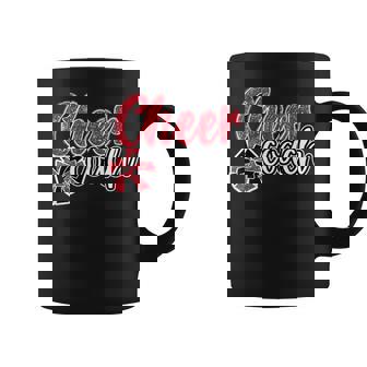 Cheer Coach Leopard Cheetah Print Red Cheer Coffee Mug - Monsterry