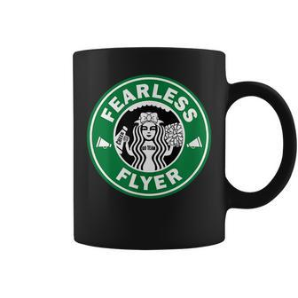 Cheer Fearless Flyer For Girls On Cheer Squad Coffee Mug - Seseable