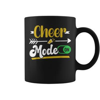 Cheer Mode On Cheerleading Cheerleader Coffee Mug | Mazezy