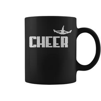 Cheerleading Cheer Coach Mom Dad Cheerleader Coffee Mug | Mazezy