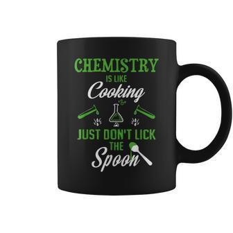 Chemist Don't Lick The Spoon Student Teacher Chemistry Coffee Mug | Mazezy UK