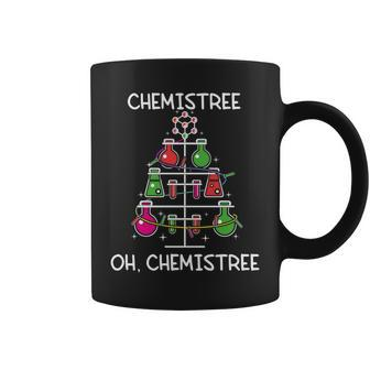 Chemistree Ugly Christmas Tree Sweater Chemistry Science Pun Coffee Mug | Mazezy