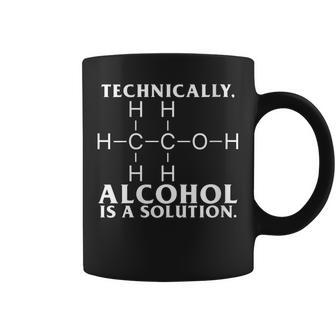 Chemistry Alcohol Solution Science Teacher Student Graphic Coffee Mug | Mazezy