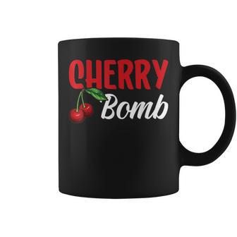 Cherry Bomb I Cherry Coffee Mug - Seseable