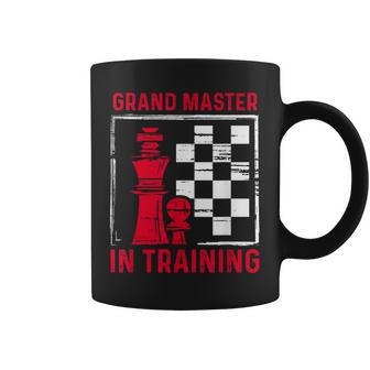 Chess Grand Master In Training Checkmate Board Game Lovers Coffee Mug | Mazezy