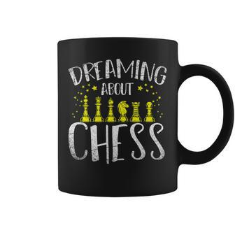 Chess Grandmaster Chess Player Dreaming About Chess Coffee Mug | Mazezy