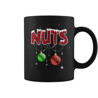 Chest Nuts Christmas Red Plaid Matching Couple Chestnuts Coffee Mug | Mazezy