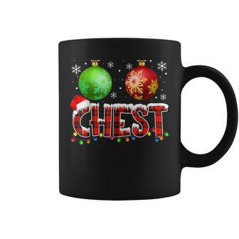 Chestnuts Matching Couples Christmas Lights Nuts Chest Coffee Mug - Seseable