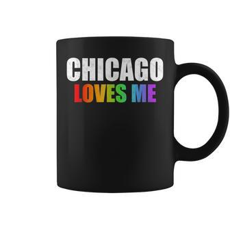 Chicago Gay Pride Lgbt Rainbow Love Illinois Men Women Gifts Coffee Mug | Mazezy