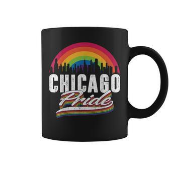 Chicago Illinois Lgbt Lesbian Gay Bisexual Lgbtq Pride Coffee Mug | Mazezy