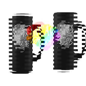 Chicago Pride Lesbian Gay Lgbtq Rainbow Flag Gift Lesbian Coffee Mug | Mazezy