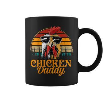 Chicken Daddy Vintage Poultry Farmer Fathers Day Mens Coffee Mug | Mazezy