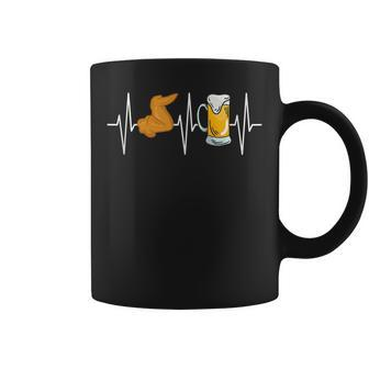 Chicken Wing  Funny Beer Lover Beer And Wings  Gift For Women Coffee Mug