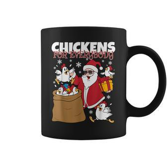 Chickens For Everybody Christmas Chicken Men Coffee Mug - Thegiftio UK
