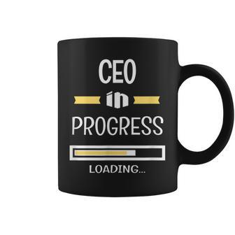 Chief Executive Officer In Progress Job Profession Coffee Mug | Mazezy UK