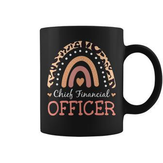 Chief Financial Officer Leopard Rainbow Appreciation Coffee Mug | Mazezy
