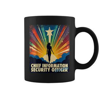 Chief Information Security Officer Female Hero Women Coffee Mug | Mazezy