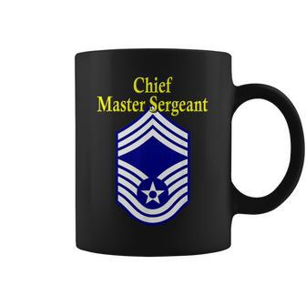 Chief Master Sergeant Air Force Rank Insignia Coffee Mug | Mazezy