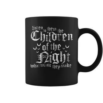 Children Of The Night Vampire Vintage Gothic Horror Vampire Coffee Mug | Mazezy