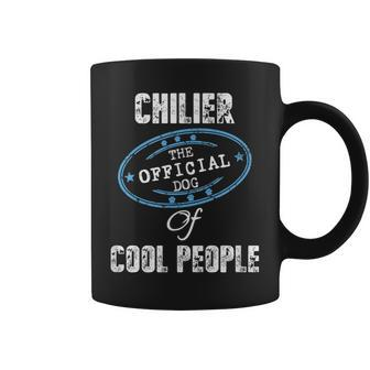 Chilier The Official Dog Of Cool People Mom Dad Coffee Mug | Mazezy