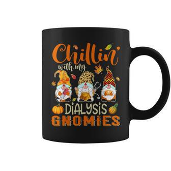 Chillin With My Dialysis Gnomies Nurse Gnome Thanksgiving Coffee Mug - Thegiftio UK