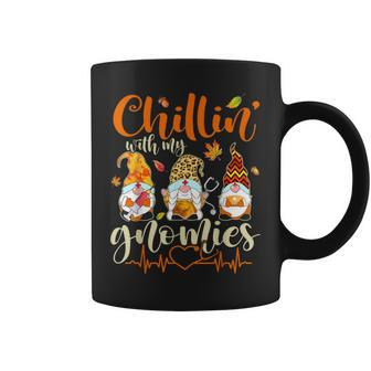 Chillin With My Gnomies Nurse Gnome Happy Thanksgiving Fall Coffee Mug - Thegiftio UK