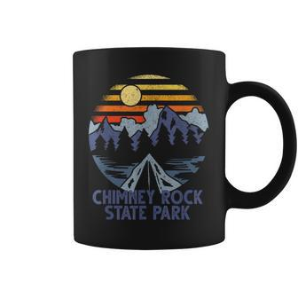 Chimney Rock State Park North Carolina Camping Coffee Mug | Mazezy