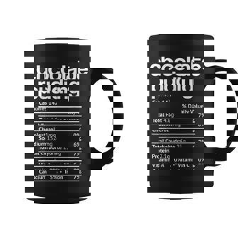 Chocolate Pudding Nutrition Facts Thanksgiving Christmas Thanksgiving Funny Gifts Coffee Mug | Mazezy