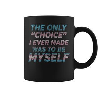 Choice - Transgender Pride Flag Coffee Mug | Mazezy