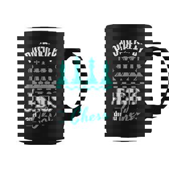 Christian Chess Jesus And Chess Religious Chess Player Coffee Mug - Thegiftio