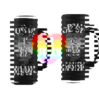 Christian Gods Love Is Fully Lgbt Flag Gay Pride Month  Coffee Mug