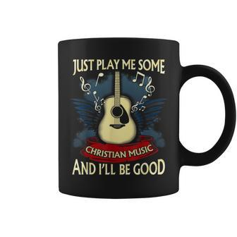 Christian Music Rock And Roll Retro Vintage Music Coffee Mug | Mazezy