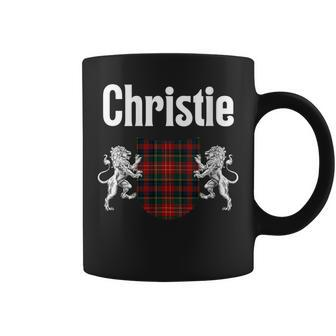 Christie Clan Scottish Name Coat Of Arms Tartan Gift For Womens Coffee Mug | Mazezy