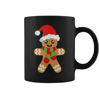 Christmas Baking Cookie Cute Gingerbread Man Coffee Mug - Seseable