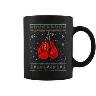 Christmas Boxing Gloves Ugly Christmas Sweater Coffee Mug - Monsterry UK