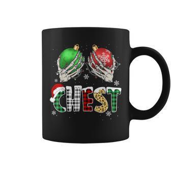 Christmas Chest Nuts Chestnuts Xmas Couple Matching Costume Coffee Mug | Mazezy