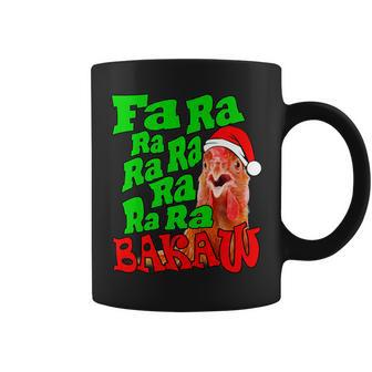 Christmas Chicken Caroling Fa Ra Ra Ugly Christmas Sweater Coffee Mug - Monsterry