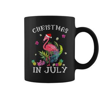 Christmas In July S For Women Pink Flamingo Flamingo Funny Gifts Coffee Mug | Mazezy