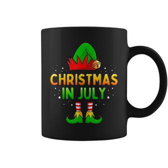 Christmas In July Santa Elf Funny Xmas Men Women Kids Coffee Mug - Seseable