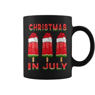 Christmas In July Watermelon Ice Pops Fun Christmas In July Gift For Womens Coffee Mug | Mazezy