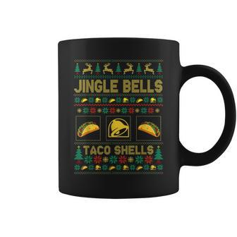 Christmas Jingle Bells Taco Shells Ugly Xmas Sweater Coffee Mug | Mazezy