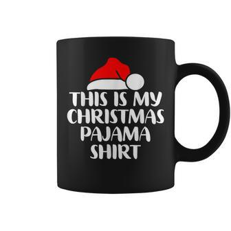 This Is My Christmas Pajama Lights Christmas Matching Coffee Mug | Mazezy