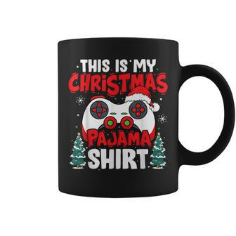 This Is My Christmas Pajama Video Game Gamer Boys Ns Coffee Mug - Thegiftio UK