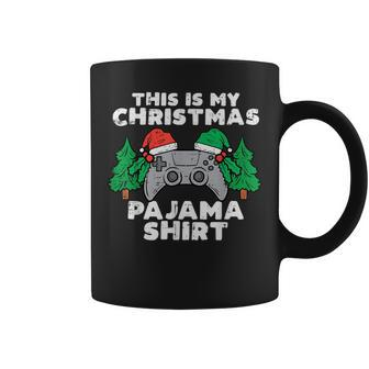 This Is My Christmas Pajama Video Games Boys Xmas Coffee Mug | Mazezy