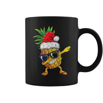 Christmas Pineapple Dabbing In July Funny Summer Pineapple Summer Funny Gifts Coffee Mug | Mazezy