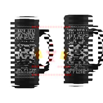 Christmas Santa Friends Beer Ugly Christmas Sweater Coffee Mug | Mazezy