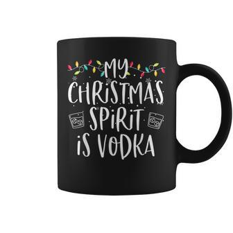 My Christmas Spirit Is Vodka Family Christmas Party Coffee Mug - Monsterry AU
