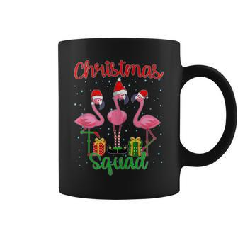 Christmas Squad Holiday Funny Flamingo Matching Christmas Coffee Mug | Mazezy