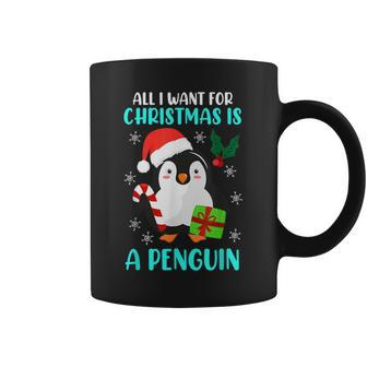 Christmas Wish Penguin Christmas Ugly Christmas Coffee Mug | Mazezy