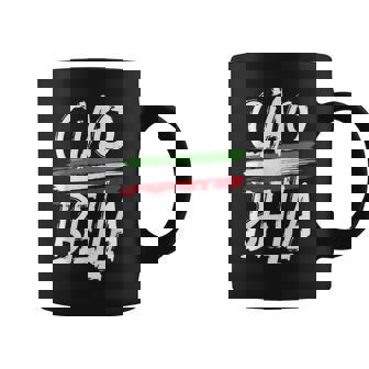 Ciao Bella Italy Flag Italian Coffee Mug | Mazezy